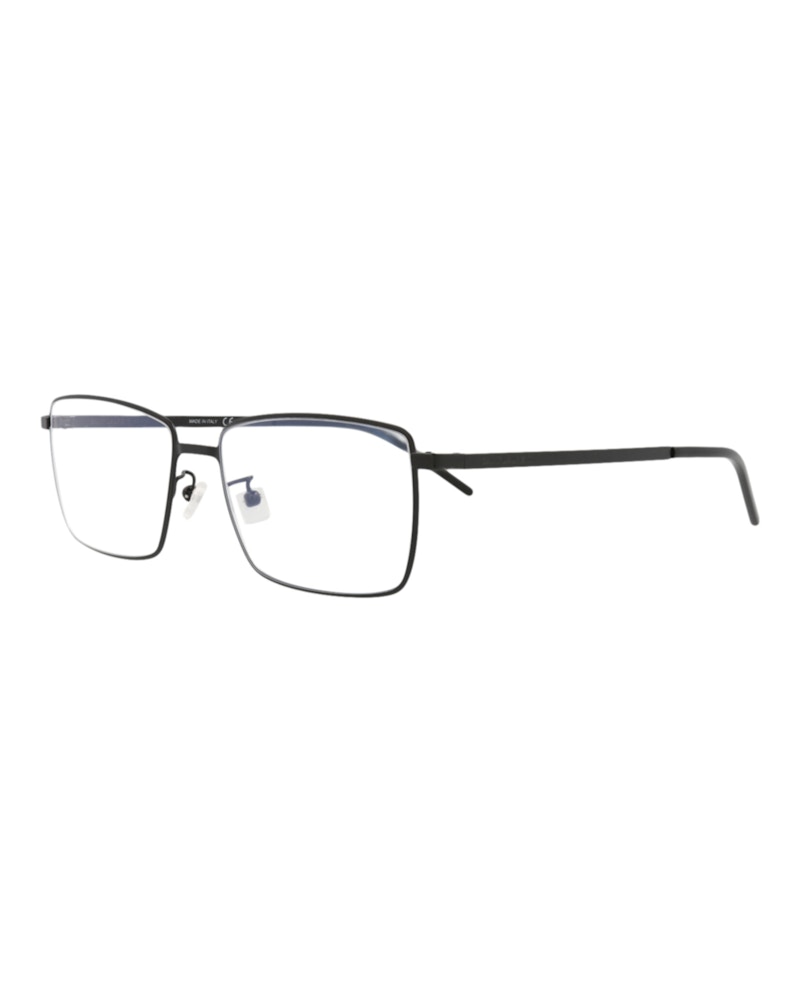 Saint Laurent Square-Frame Metal Optical Frames Black Black Transparent (SL379FSLIM-30009441-002)