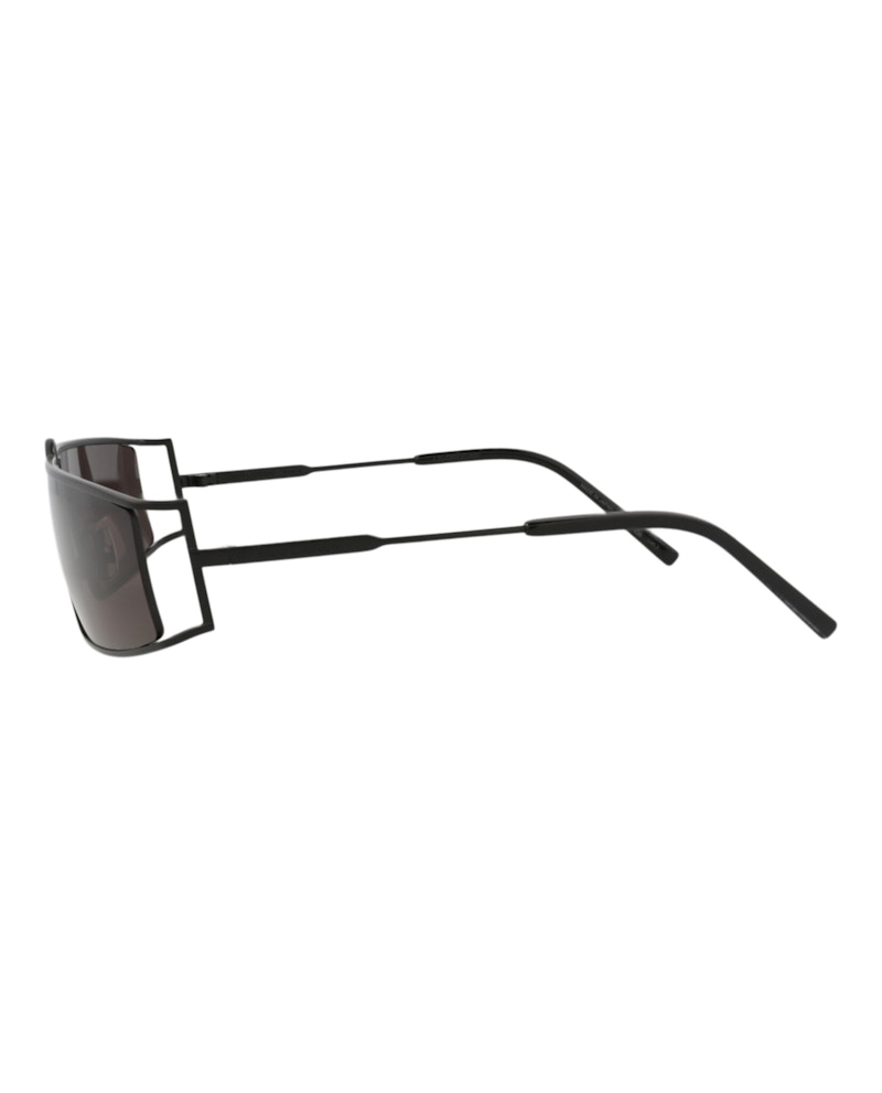 Saint Laurent Square-Frame Metal Sunglasses Black Black Black (SL606-30014540-001)