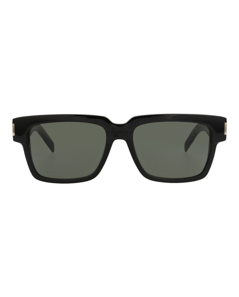 Saint Laurent Square-Frame Recycled Acetate Sunglasses Black Havana Grey (SL732FVADI-30015924-002)
