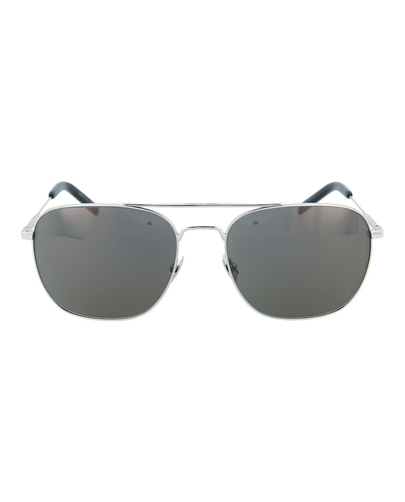 Saint Laurent Square-Frame Sunglasses Smoke/Smoke (SL860-30000170-005)