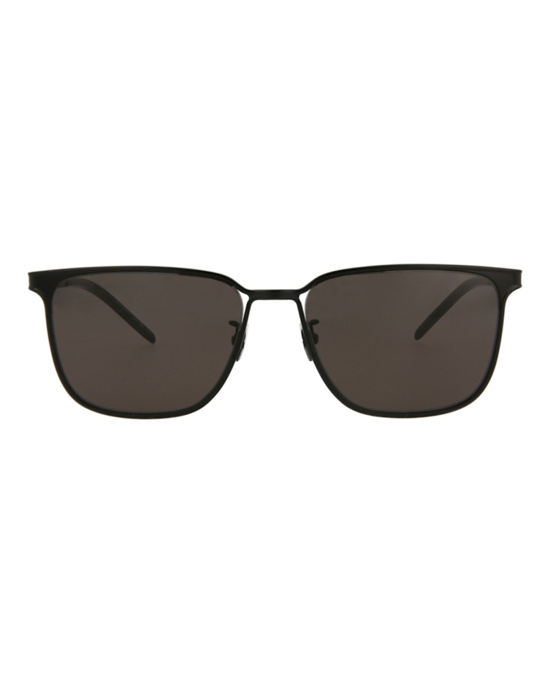 Saint Laurent Square Rectangle Sunglasses Black/Black/Black (SL428-30010694-002)