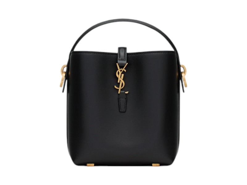 Saint Laurent The 37 Mini in Shiny Leather Black