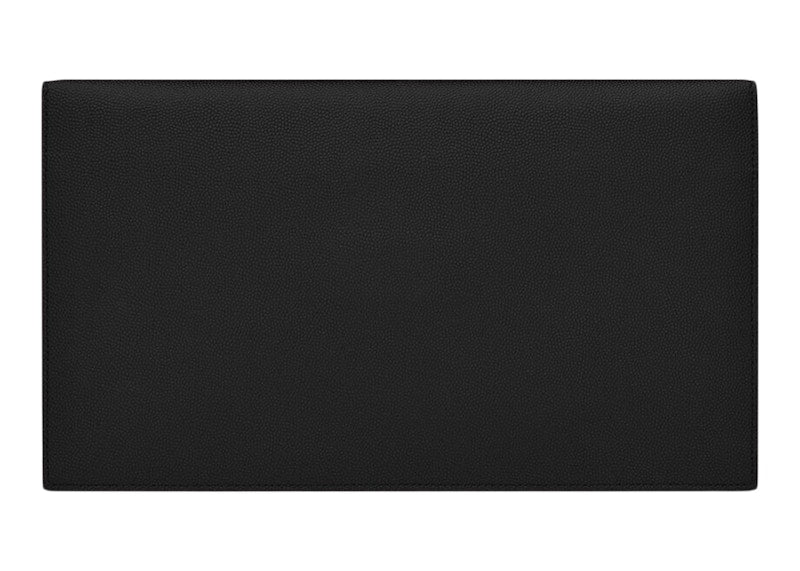 Saint Laurent Uptown Pouch De Poudre Embossed Black