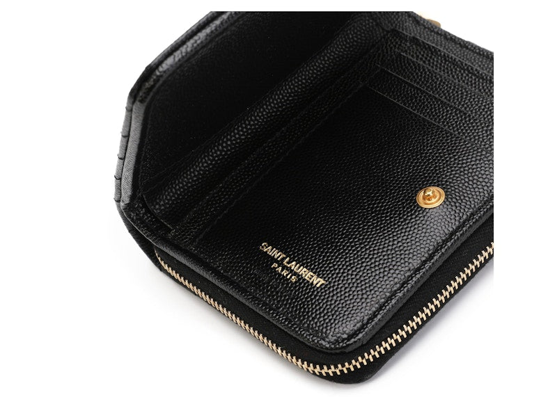 Saint Laurent Wallet Small Monogram Black