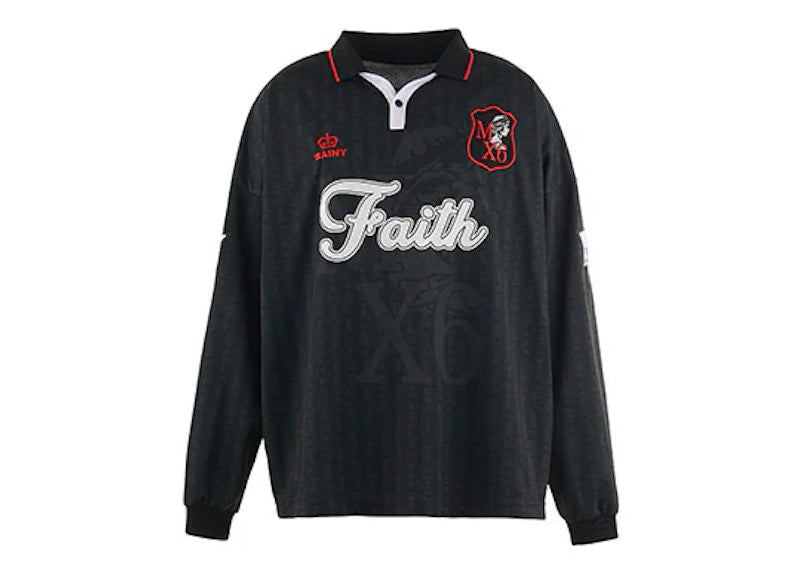 Saint Michael Faith Soccer Shirt Black