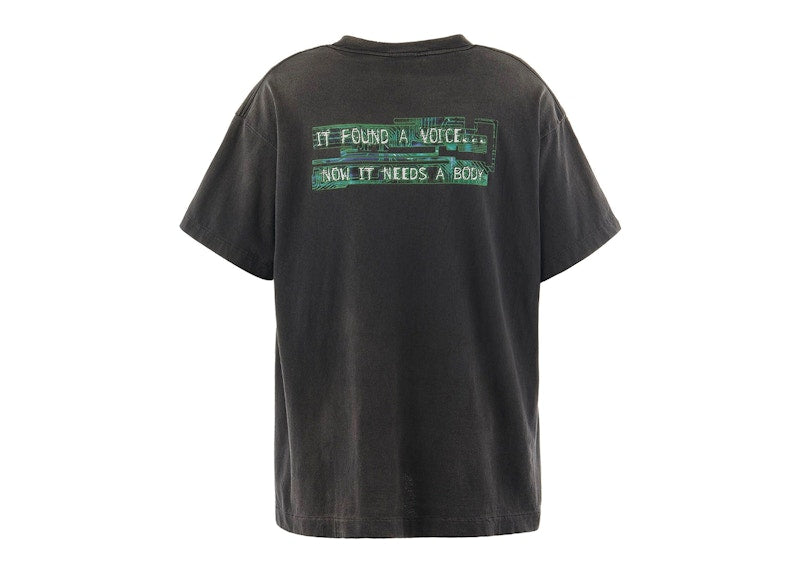 Saint Michael Ghost In The Shell T-shirt Black