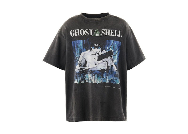 Saint Michael Ghost In The Shell T-shirt Black
