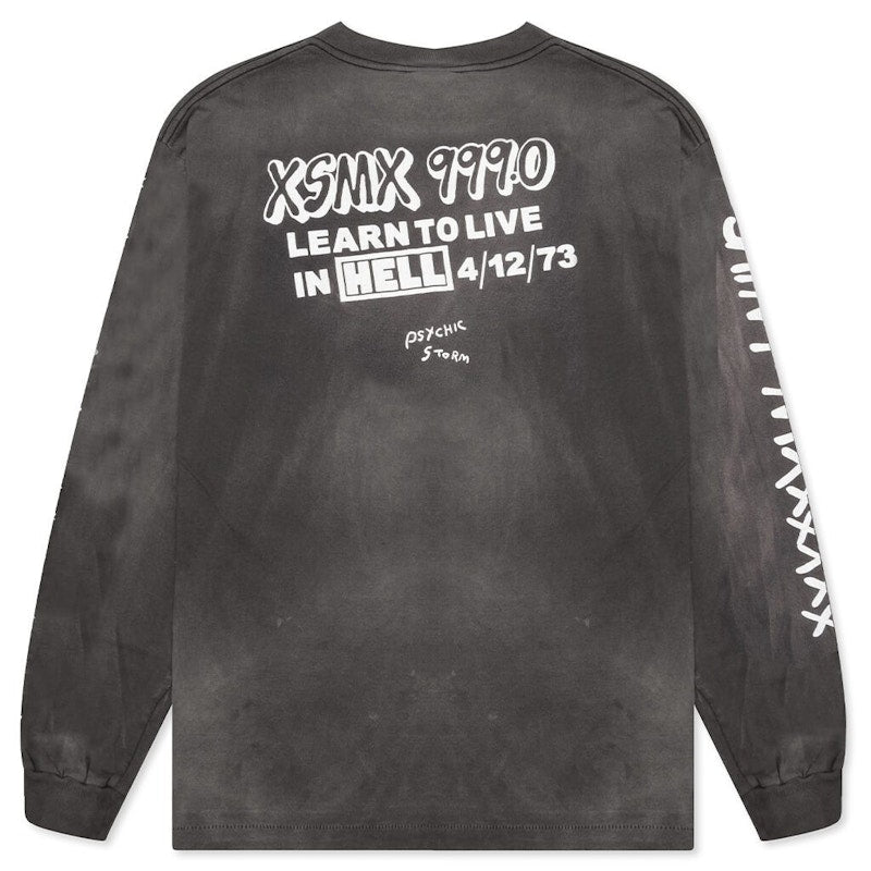 Saint Michael Sheep Gorilla L/S T-shirt Black