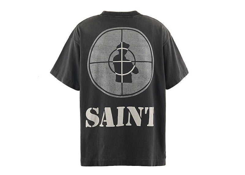 Saint Michael x Public Enemy SNT ENEMY Tee Black