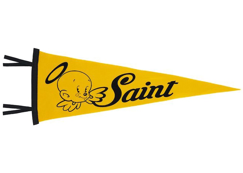Saint Mxxxxxx Baby Michael Tapestry Pennant Yellow