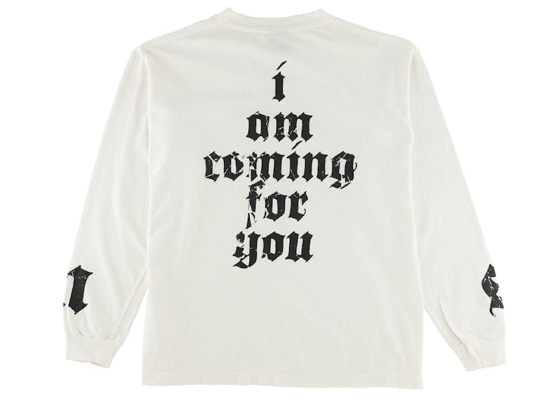 Saint Mxxxxxx Coming for You L/S Tee White
