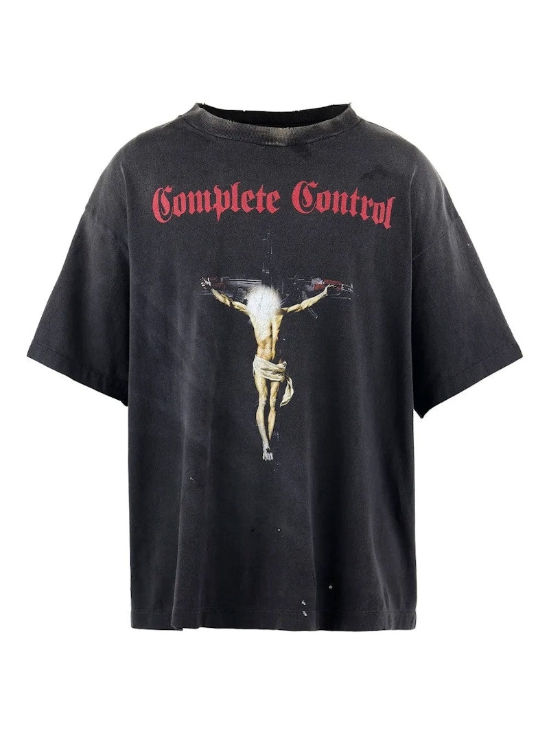 Saint Mxxxxxx Complete Contrl Ss T-shirt Black