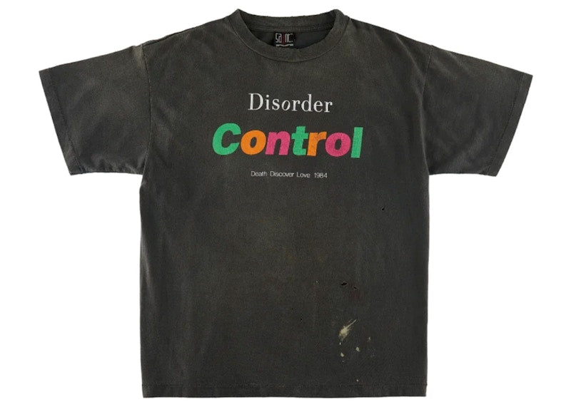 Saint Mxxxxxx Control T-Shirt Vintage Black