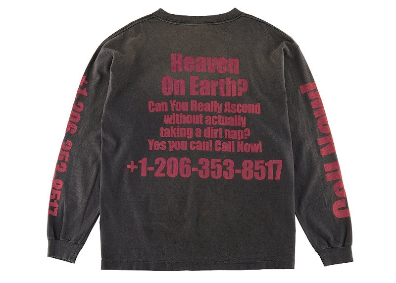 Saint Mxxxxxx Hollywood L/S T-Shirt Vintage Black