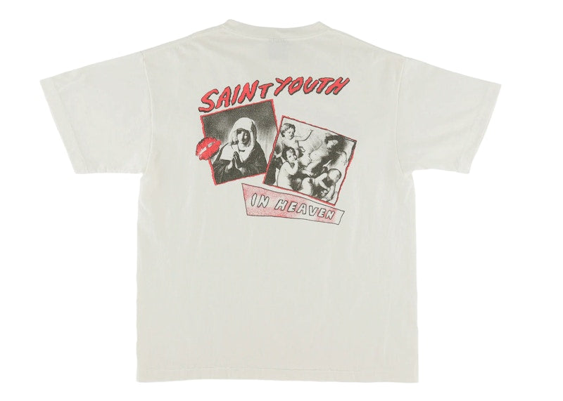 Saint Mxxxxxx In Heaven T-Shirt Vintage White
