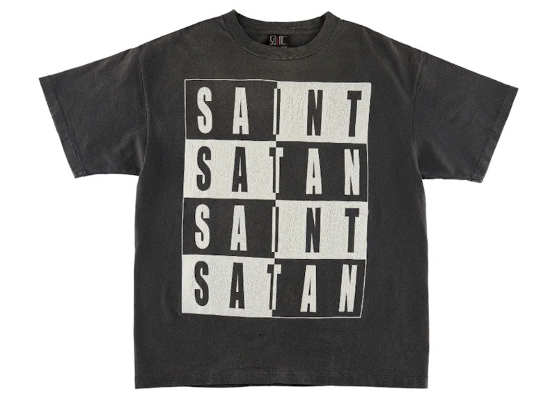 Saint Mxxxxxx Might Devils T-Shirt Vintage Black
