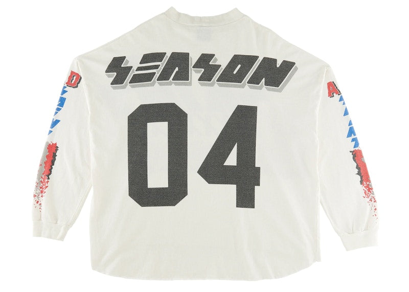 Saint Mxxxxxx Motor L/S Tee White