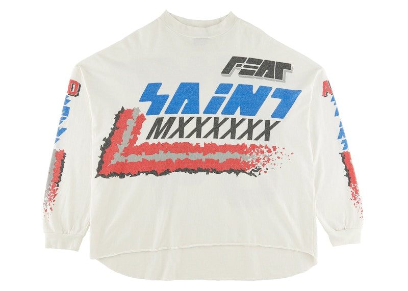 Saint Mxxxxxx Motor L/S Tee White