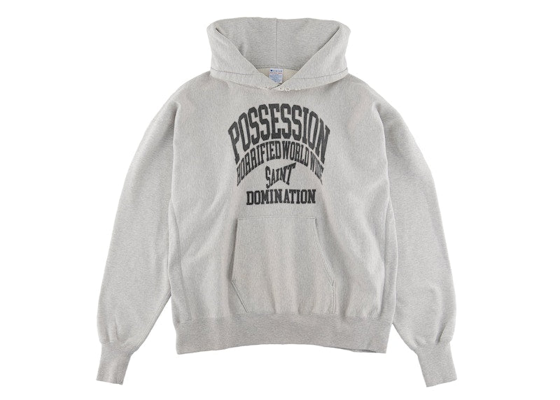 Saint Mxxxxxx Possesion Hoodie Grey