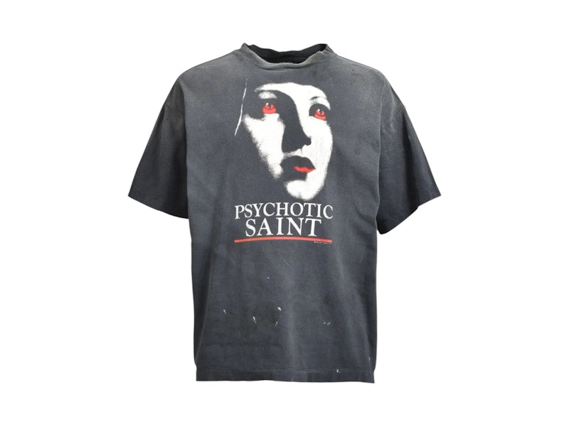 Saint Mxxxxxx Psychotic Snt SS T-shirt Black