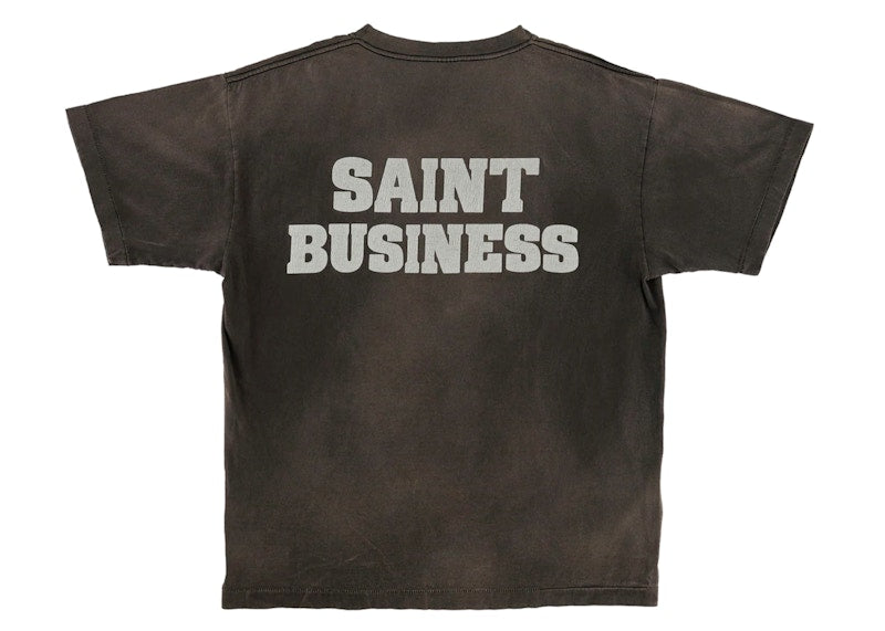 Saint Mxxxxxx SNT Business T-Shirt Vintage Black