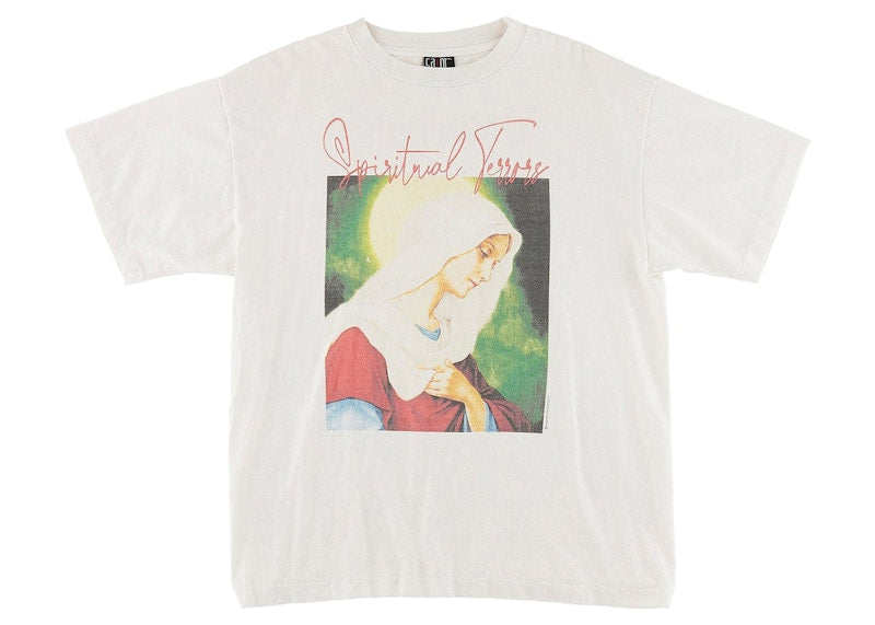 Saint Mxxxxxx Spiritul Maria T-Shirt Vintage White