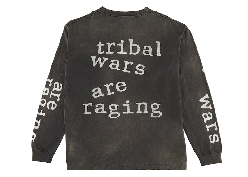 Saint Mxxxxxx Tribal Wars L/S Tee Black