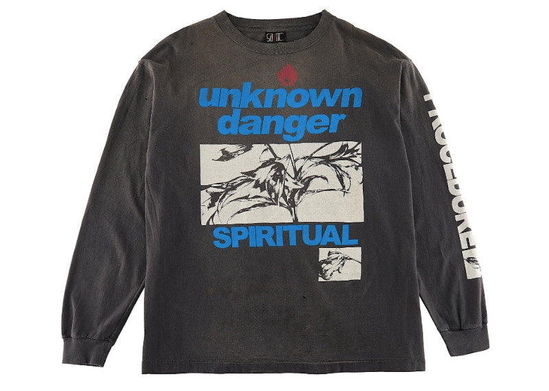 Saint Mxxxxxx Unknown L/S T-Shirt Vintage Black