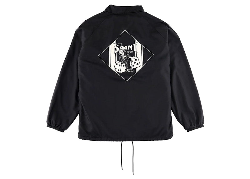 Saint Mxxxxxx x Shermer Academy Coach Jacket Black