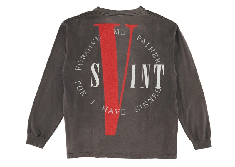 Saint Mxxxxxx x VLONE Love & Hate L/S Tee Black