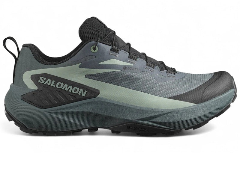 Salomon Genesis Gore-Tex Turbulence Black Green Milieu (Women's)