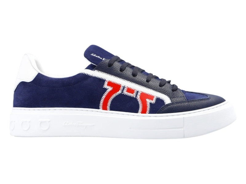 Salvatore Ferragamo Borg 5 Sneaker Blue Marine