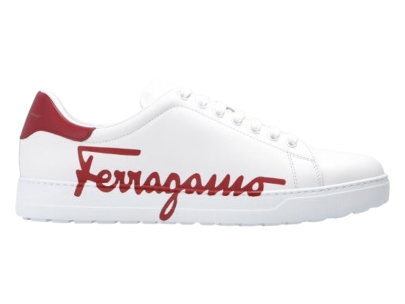 Salvatore Ferragamo Naruto Sneaker White Red