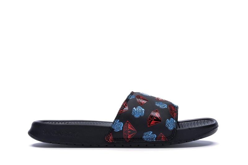 Sandalboyz Slides Billionaire Boys Club Black Diamond & Dollar Sign