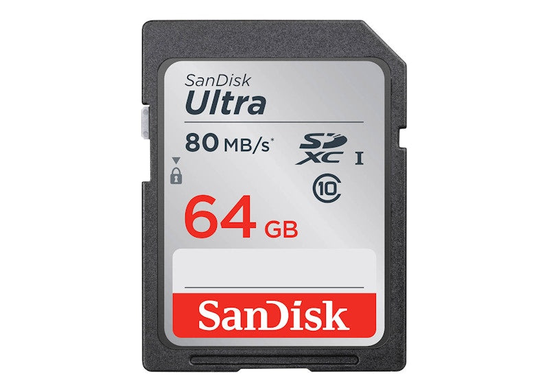 Sandisk Ultra 80 MB/s 64GB SDXC UHS Memory Card SDSDUNC-064G-AN6IN