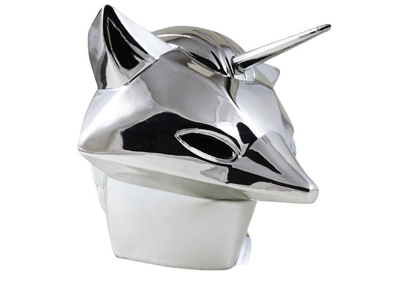 Sasha Unisex Mighty Jaxx Unifox Figure Silver
