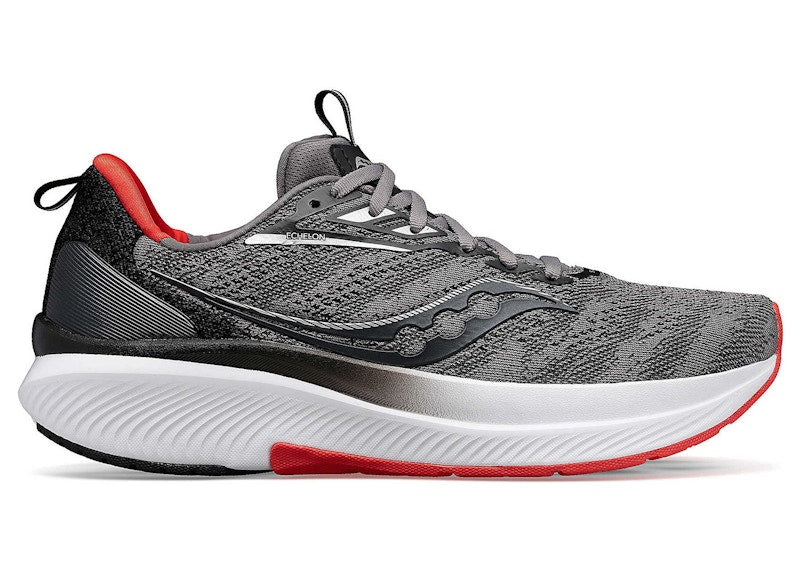 Saucony Echelon 9 Charcoal Red Sky