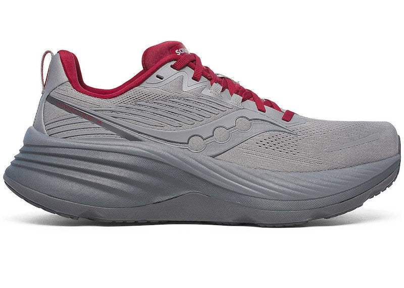 Saucony Hurricane 24 Cloud Carbon Red