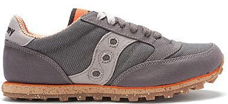 Saucony Jazz Low Vegan Charcoal Orange