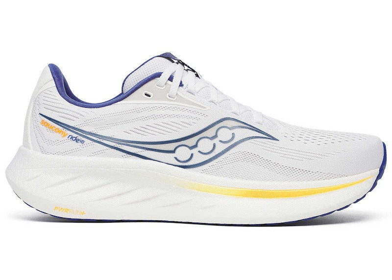 Saucony Ride 18 White Azurite
