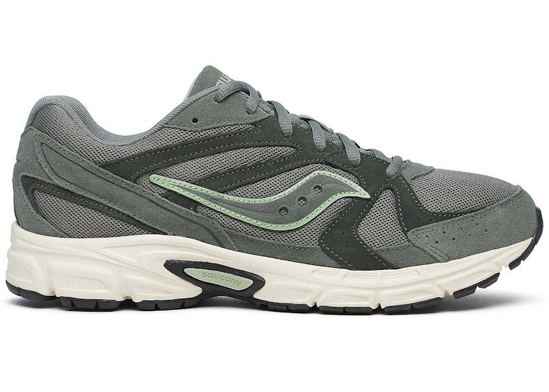 Saucony Ride Millennium Suede Olive Off White