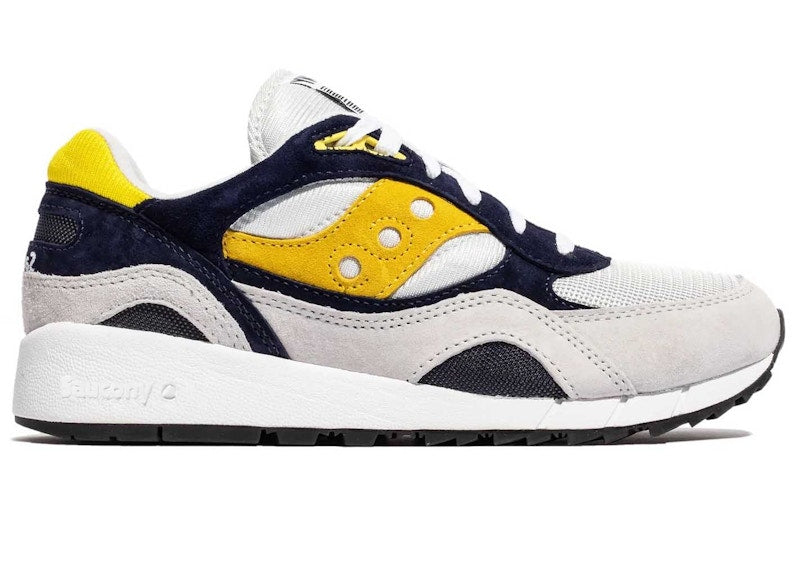 Saucony Shadow 6000 Grey Navy Yellow