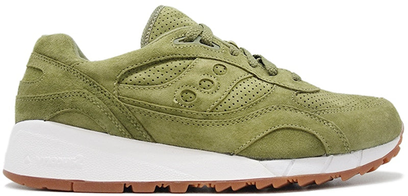 Saucony Shadow 6000 Olive Suede (Packer Shoes)