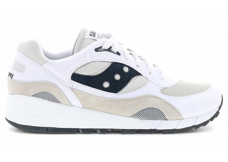Saucony Shadow 6000 White Grey Black