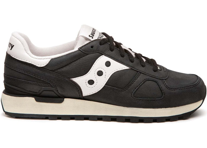 Saucony Shadow Distressed Black White