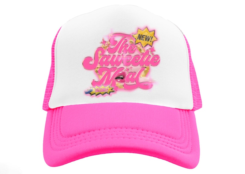 Saweetie Official x McDonalds Saweetie Meal Trucker Hat White/Pink