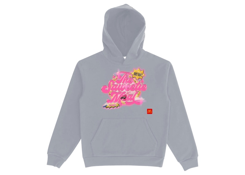 Saweetie Official x McDonalds The Bamboo Saweetie Meal Hoodie Gray