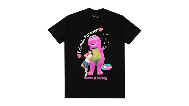 Selena Gomez Barney x Selena I Love You Black Tee Black