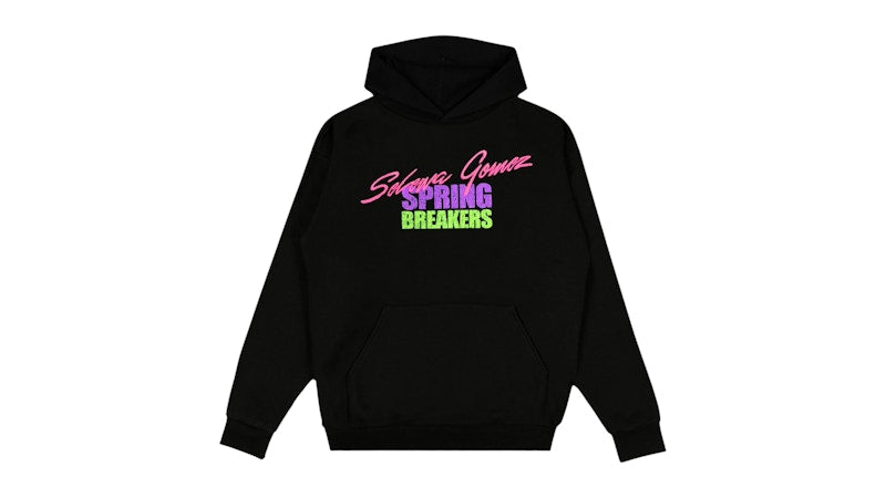 Selena Gomez Spring Breakers x Selena Gomez Mask's On Hoodie Black
