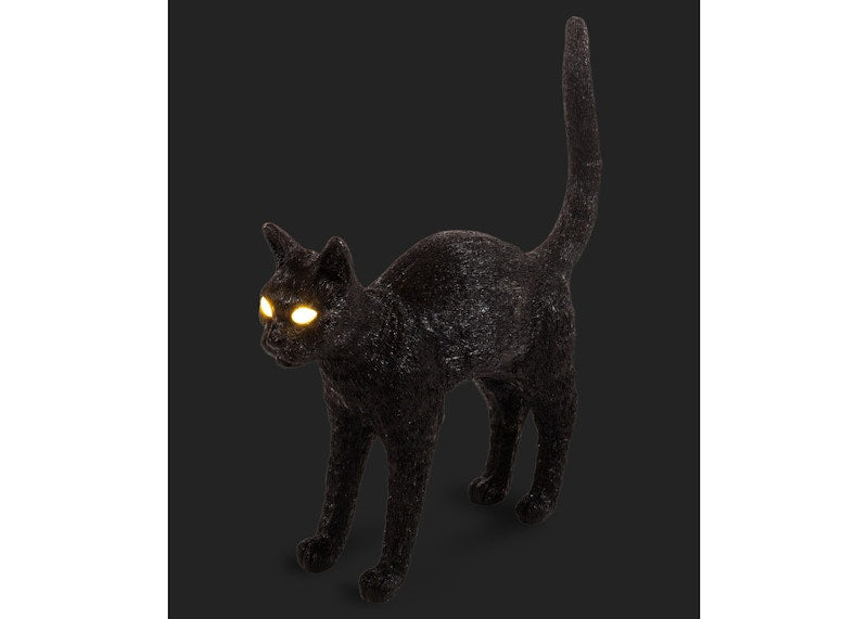 Seletti Jobby The Cat Lamp Black